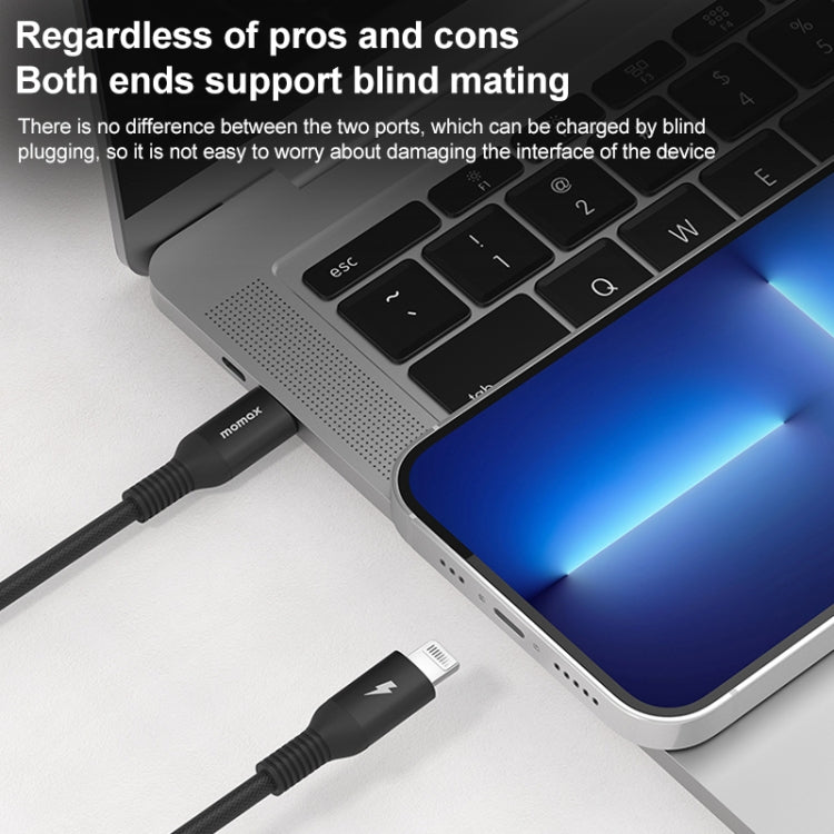 Cavo ricarica rapida MOMAX USB-C a 8 pin 1,2m