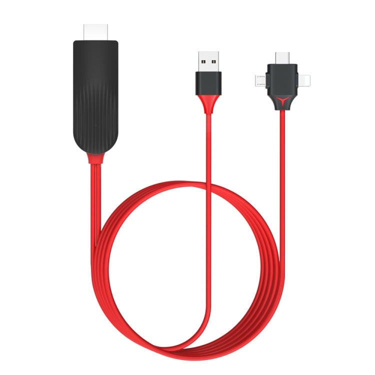 Cavo HDMI 3 in 1 MiraScreen L7-8 2m per smartphone