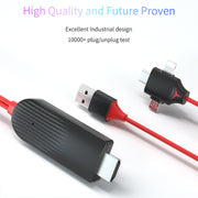 MiraScreen L7-8 Cavo HDMI 3 in 1 2m