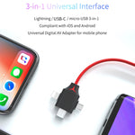Cavo HDMI 3 in 1 MiraScreen L7-8 2m per smartphone