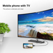 Cavo 3 in 1 HDMI 8 pin, Micro USB, USB-C 2m
