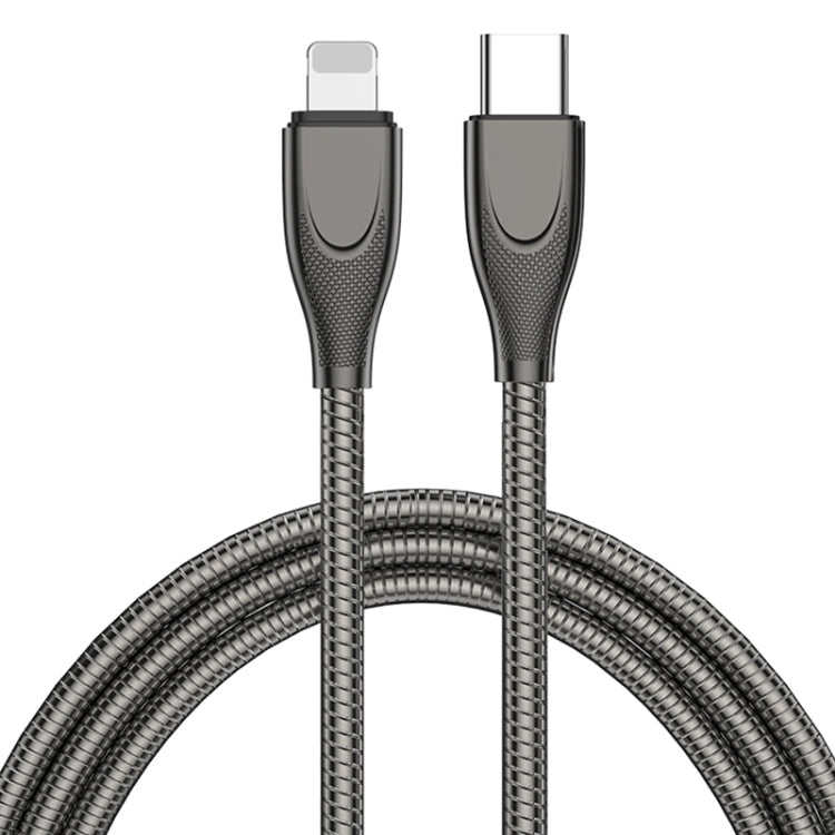 Cavo ricarica rapida USB-C a 8 pin 1 metro lega zinco