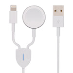 Cavo dati 2 in 1 USB a 8 pin per IWATCH e smartphone