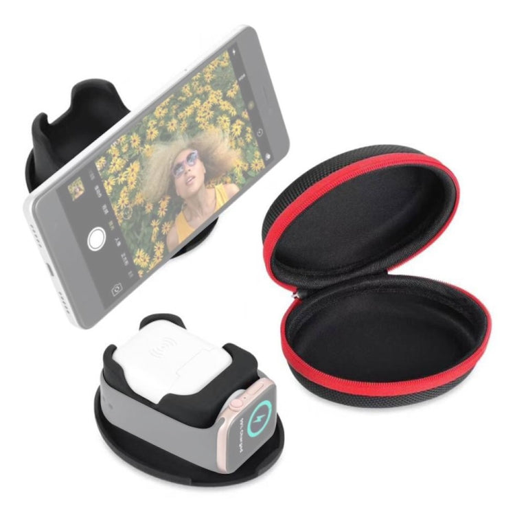 Base caricabatterie 3 in 1 per orologio e AirPods