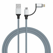 Cavo dati IVON 2 in 1 USB a 8 pin e Micro USB