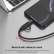 Cavo dati IVON 2 in 1 USB a 8 pin e Micro USB