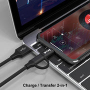Cavo dati IVON 2 in 1 USB a 8 pin e Micro USB