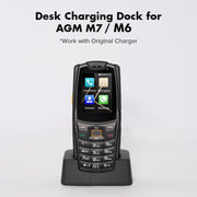 Dock di ricarica da tavolo USB-C/Type-C AGM DCD-M67 5V 1A per AGM M6/M7, For AGM M6 / M7