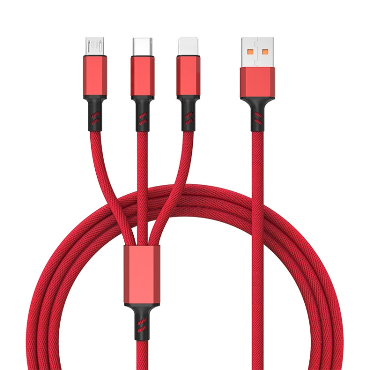Cavo ricarica rapida 3 in 1 USB-C, 8 pin, Micro USB 1,2 m
