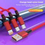 Cavo ricarica rapida 3 in 1 USB-C, 8 pin, Micro USB 1,2 m