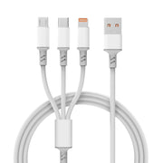 Cavo di ricarica rapida 3 in 1 1,2 m White