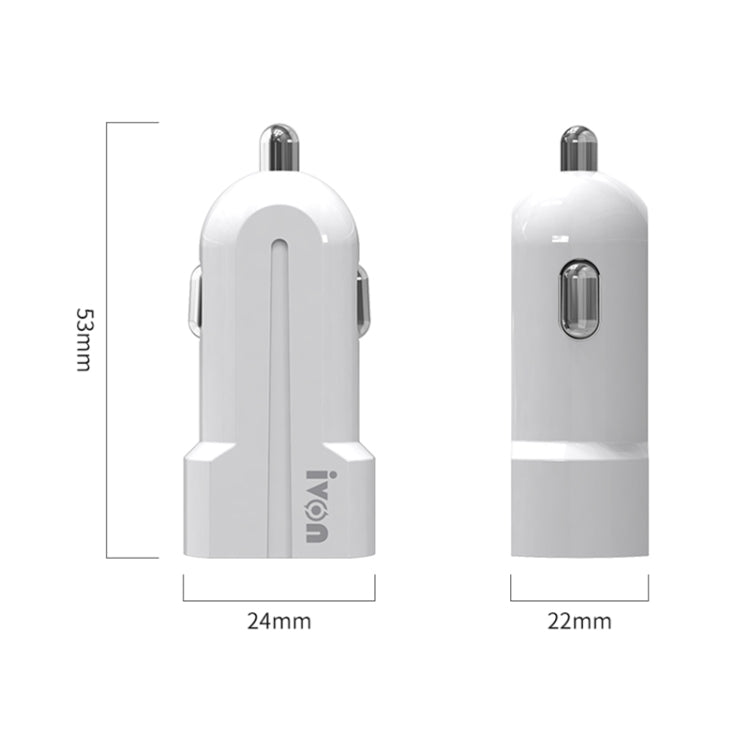 Caricatore per auto a ricarica rapida IVON CC13 QC 3.0, Charger