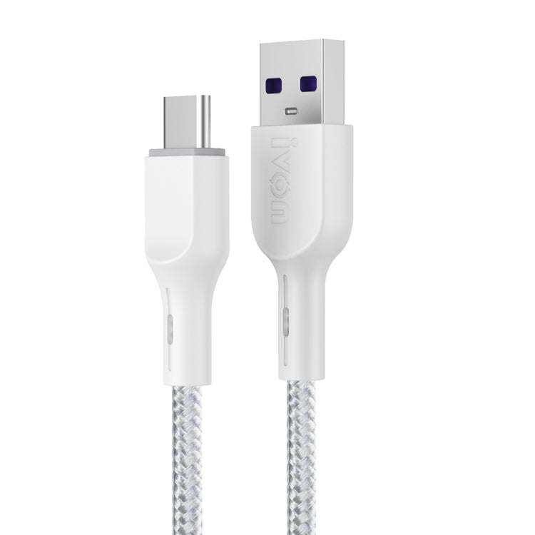 Cavo dati di ricarica super veloce IVON CA85 Type-C / USB-C, lunghezza: 1 m, CA85