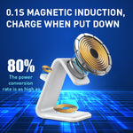 Caricatore wireless magnetico verticale B17 3 in 1