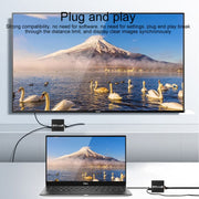 Measy ET100 HDMI Extender Trasmettitore + Cavo Ethernet convertitore ricevitore, distanza di trasmissione: 70 m, 1080P 70m