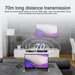 Measy ET100 HDMI Extender Trasmettitore + Cavo Ethernet convertitore ricevitore, distanza di trasmissione: 70 m, 1080P 70m