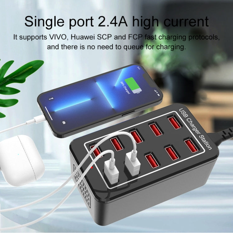 Stazione di ricarica intelligente 10 porte USB 40W YFY-A91