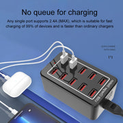 Stazione di ricarica intelligente 10 porte USB