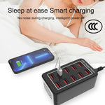 Stazione di ricarica intelligente 10 porte USB 40W YFY-A91