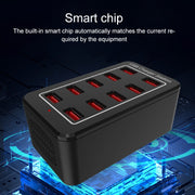 Stazione di ricarica intelligente 10 porte USB