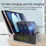 Stazione di ricarica USB 100W 5 porte YFY-A54