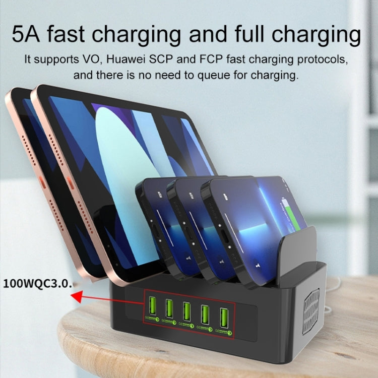 Stazione di ricarica USB 100W 5 porte YFY-A54