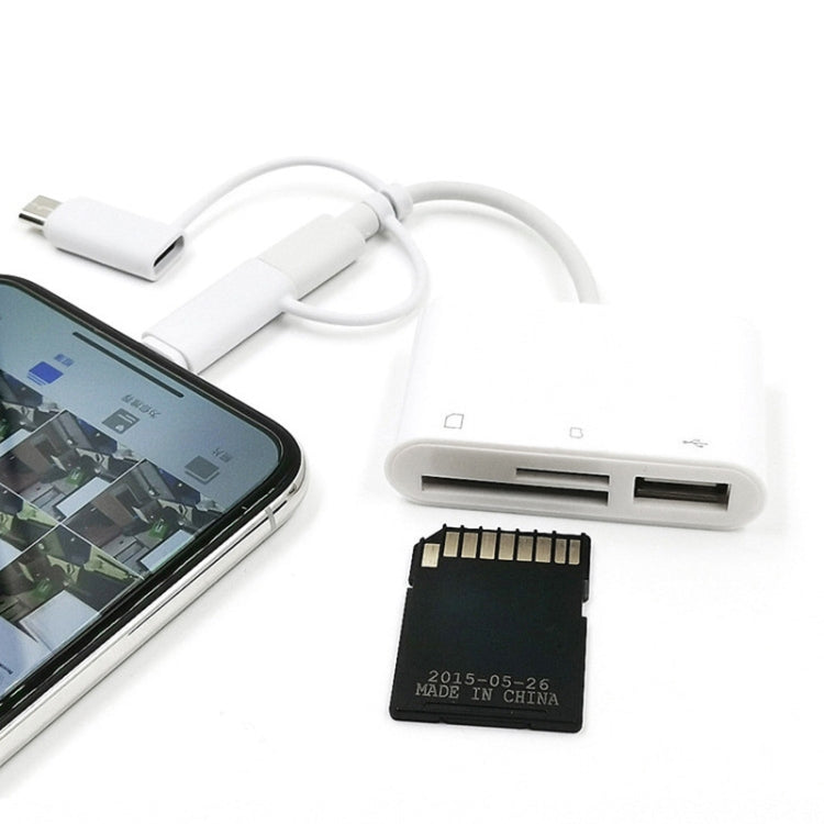 Adattatore USB OTG 3 in 1 per smartphone e tablet