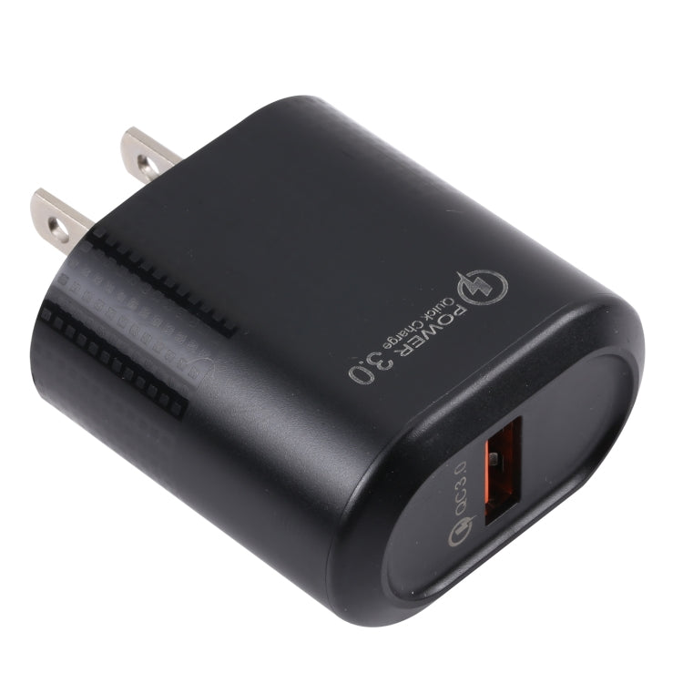 Caricabatterie rapido USB LZ-2117 18 W QC3.0 3,1 A, presa americana, US Plug