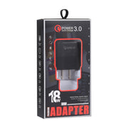 Caricabatterie rapido USB LZ-2117 18W QC3.0