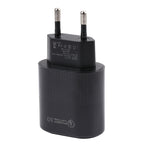 Caricabatterie rapido USB 18W QC3.0 con presa europea