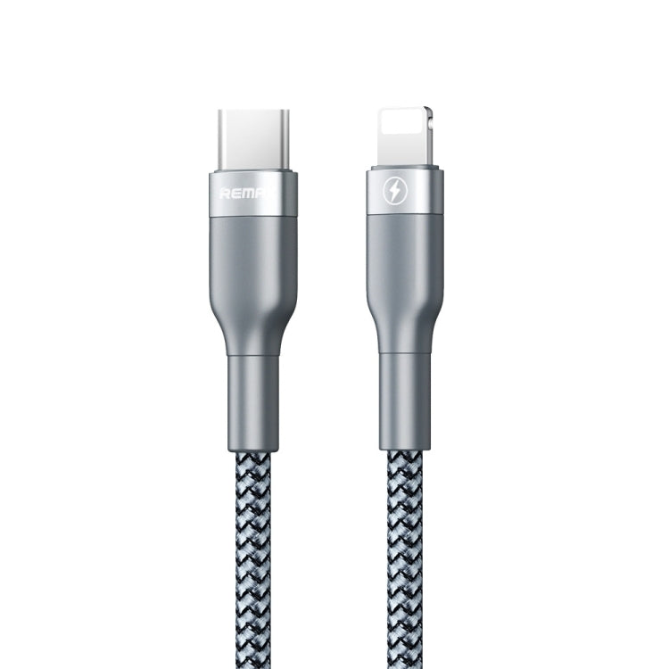 REMAX RC-009i Cavo dati di ricarica rapida USB-C/Type-C da 1 m 2,22 A a 8 pin 20 W PD, Type-C to 8 Pin 20W