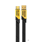 Cavo dati a ricarica rapida WK WDC-190a Mech Series 6A da USB a USB-C/Type-C, lunghezza: 1 m, USB to USB-C/Type-C