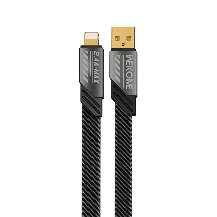 Cavo dati di ricarica rapida da USB a 8 pin WK WDC-190i Mech Series da 2,4 A, lunghezza: 1 m, USB to 8 Pin