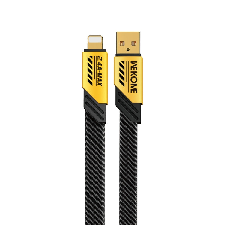 Cavo dati di ricarica rapida da USB a 8 pin WK WDC-190i Mech Series da 2,4 A, lunghezza: 1 m, USB to 8 Pin