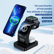 Caricabatterie wireless multifunzione 15W