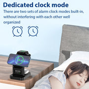 Caricabatterie wireless multifunzione 15W