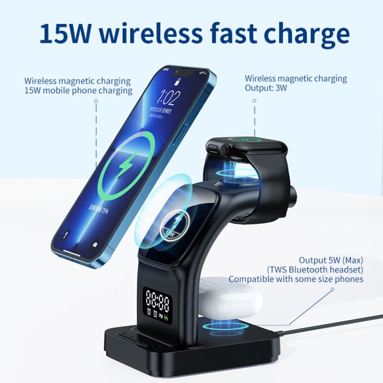 Caricabatterie wireless multifunzione 15W