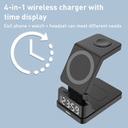 Caricabatterie wireless verticale 4 in 1 da 15 W