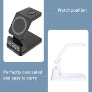 Caricabatterie wireless verticale 4 in 1 da 15 W