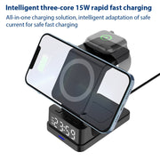 Caricabatterie wireless verticale 4 in 1 da 15 W