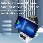 Caricabatterie wireless verticale 4 in 1 da 15 W