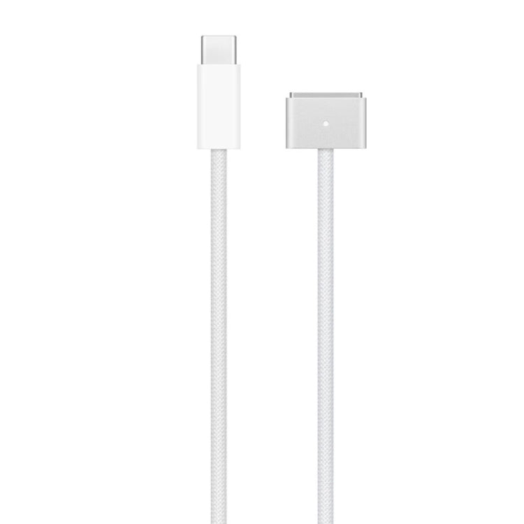 Cavo dati di ricarica rapida intrecciato da USB-C/Type-C a Magsafe 3, lunghezza: 2 m, Blue, White