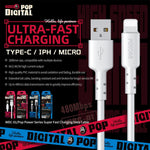 Cavo dati USB a 8 pin 2.4A 1 metro in PVC
