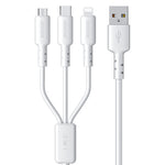 Cavo dati 3 in 1 USB A, Type-C e Micro USB 1,2 m