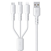 Cavo dati 3 in 1 USB a 8 Pin, Type-C e Micro USB