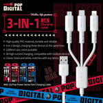 Cavo dati 3 in 1 USB A, Type-C e Micro USB 1,2 m
