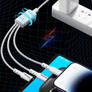 Cavo dati 3 in 1 USB a 8 Pin, Type-C e Micro USB