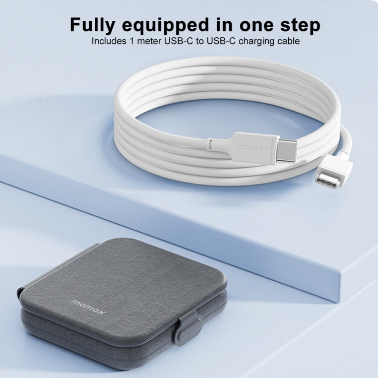MOMAX UD30 Q.Mag Go Caricatore Wireless Magnetico Pieghevole 2 in 1 Magsafe