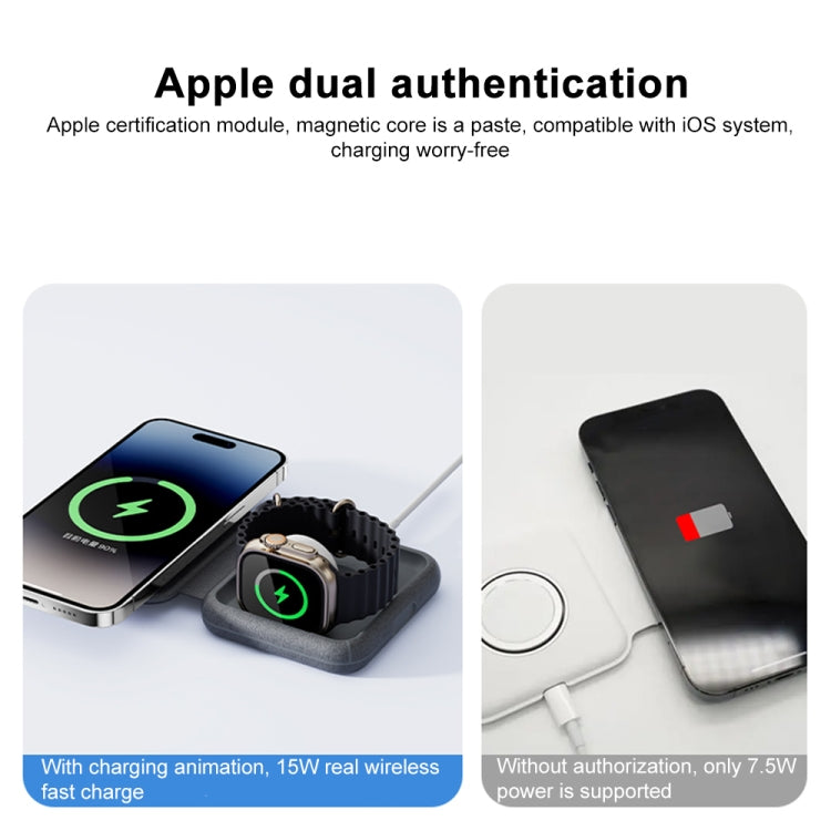 MOMAX UD30 Q.Mag Go Caricatore Wireless Magnetico Pieghevole 2 in 1 Magsafe