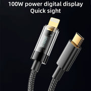 Cavo di ricarica USB 8 pin con display digitale